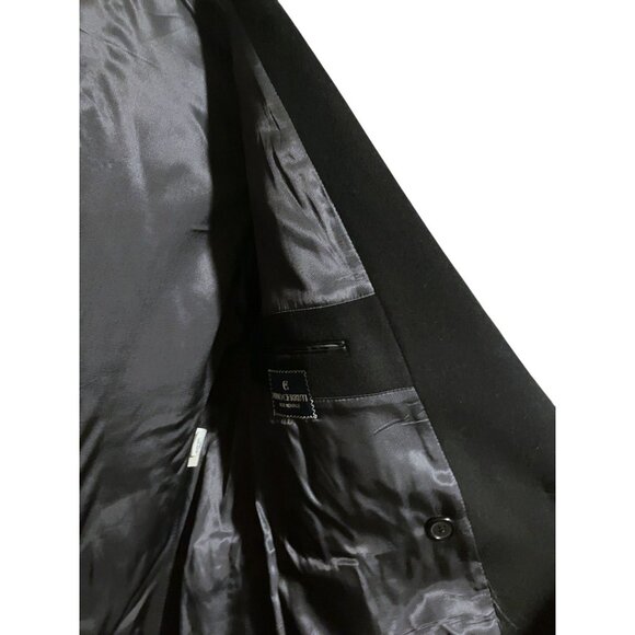 Nino Cerruti Wool Blend Overcoat 44R Jacket Double Breasted Wool Cashmere Blend - Picture 5 of 14